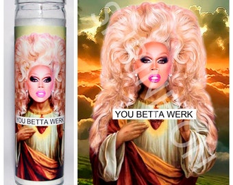 RuPaul Celebrity Prayer Candle