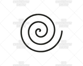 Spiral Pagan Spiritual Religious Sacred Symbol Machine Embroidery Pattern Design