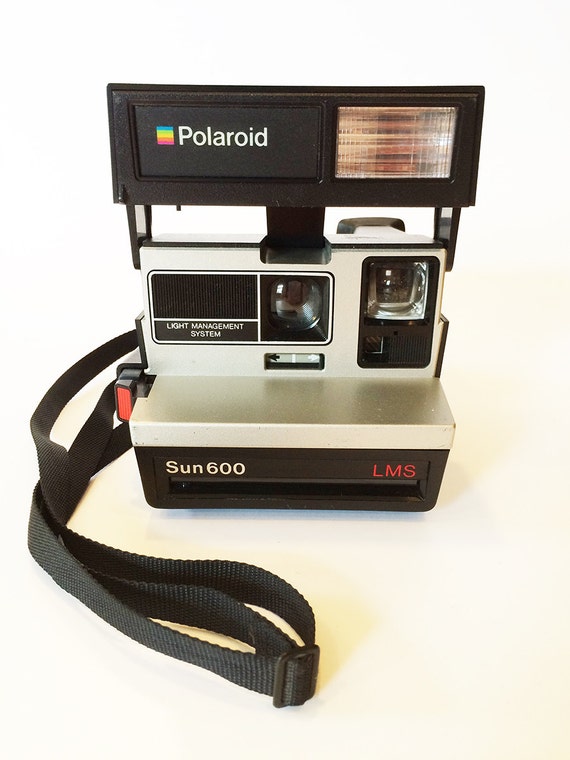 Polaroid Sun 600 LMS Instant Camera by TwoBeContinued on Etsy