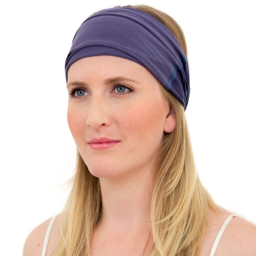 ENSO Navy Blue Headband for Women. Oh-so-comfy Organic Cotton