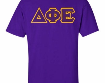 Delta Phi Epsilon Lettered T-shirts