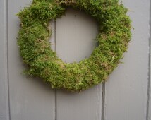 Popular items for moss wreath on Etsy