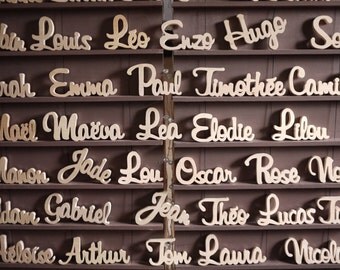 Wooden Name sign // children room decor // Nursery decor // kids personalized name // new baby gift // Personalized gift //