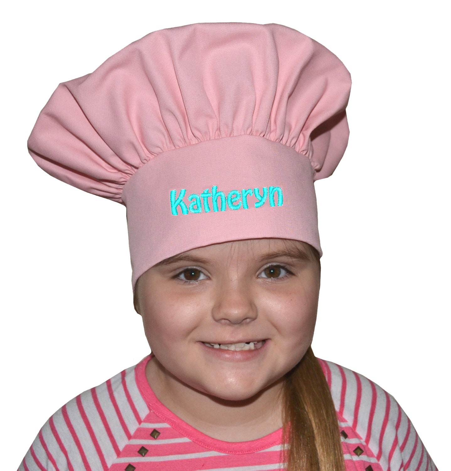 kids chef hat light pink personalized kids chef hat light pink personalized