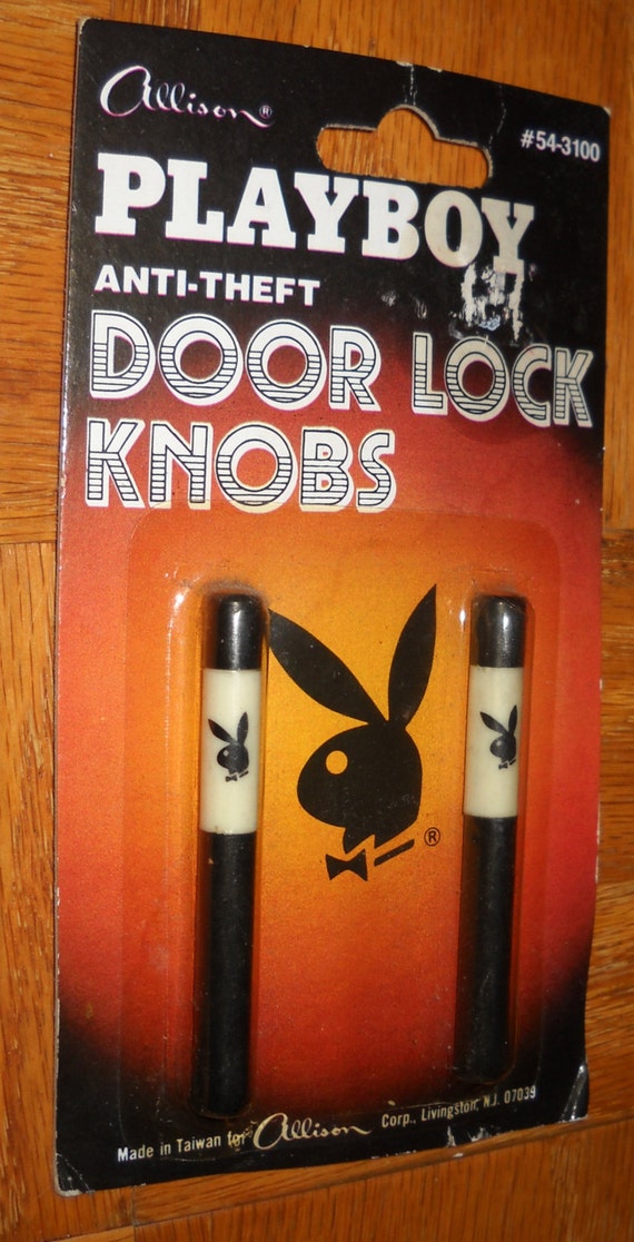 Playboy antitheft door lock knobs by Allison by VladsFeretory