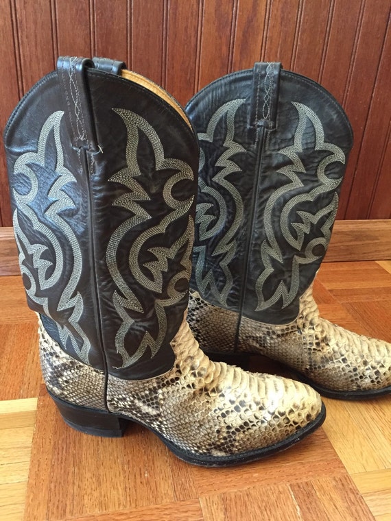 rattlesnake skin boots tony lama
