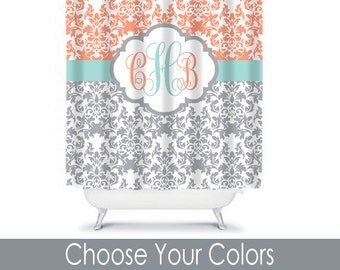 Sister SHOWER CURTAIN Shared Sisters Bathroom Navy Sister SHOWER CURTAIN Shared Sisters Bathroom Navy