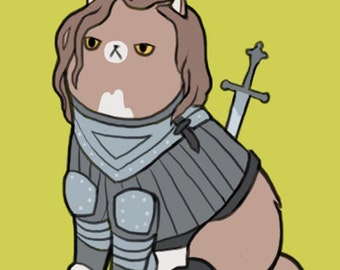 Game of Thrones Cat Magnet - 4.5 x 3in.