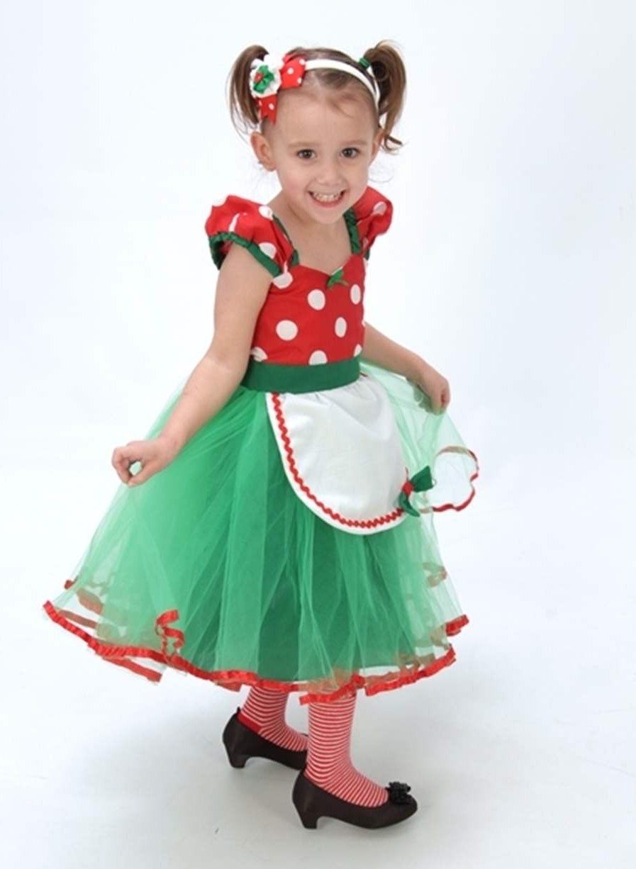Christmas dress MINNIE MOUSE dress tutu by loverdoversclothing