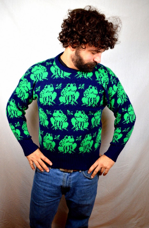 frog tree wool sweater purple