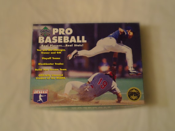 1985 apba baseball board game