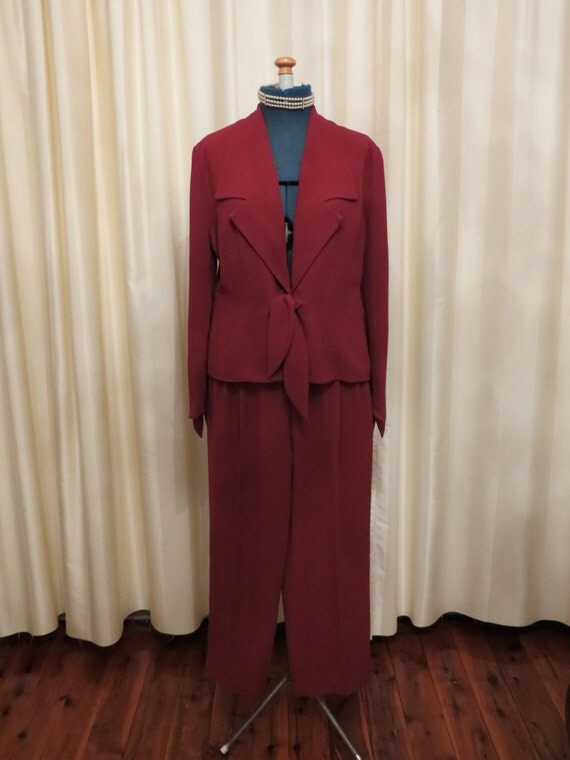 80s trouser suit