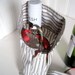 Bottle Gift Bag Upcycled Shirt for Cuff Link Presentation - Groomsmen Gift - Liquor Gift Bag
