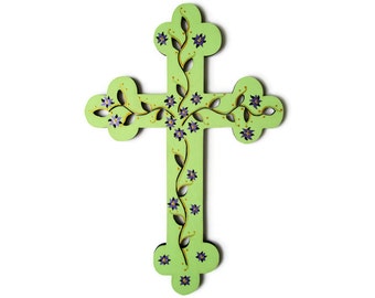 Wooden Cross Wall Decor