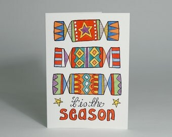 Christmas Card / Holiday Card - Crackers