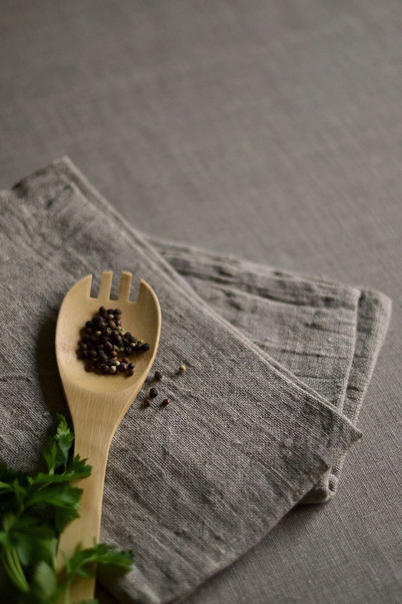 Natural Linen Towels Rustic hand towels Pre Washed towels