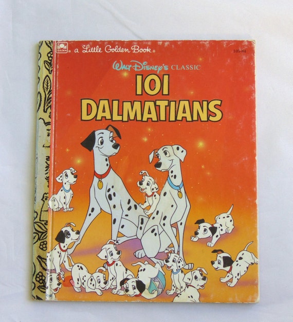 101 Dalmatians Vintage Little Golden Book Walt by TheVintageRead