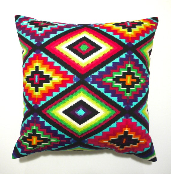 Mexican cushion cover mexican pillow aztec cushion square