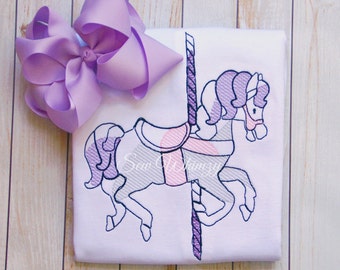 carousel horse shirt