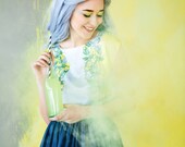 Sugar lemons - printed crop top Sugar lemons - printed crop top