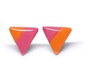 Airene Gold Geo Pendant Earrings