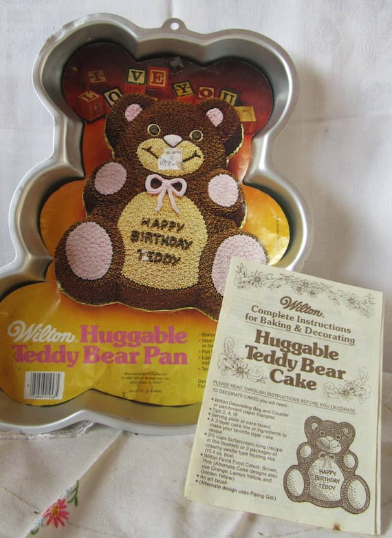 stand up teddy bear cake pan