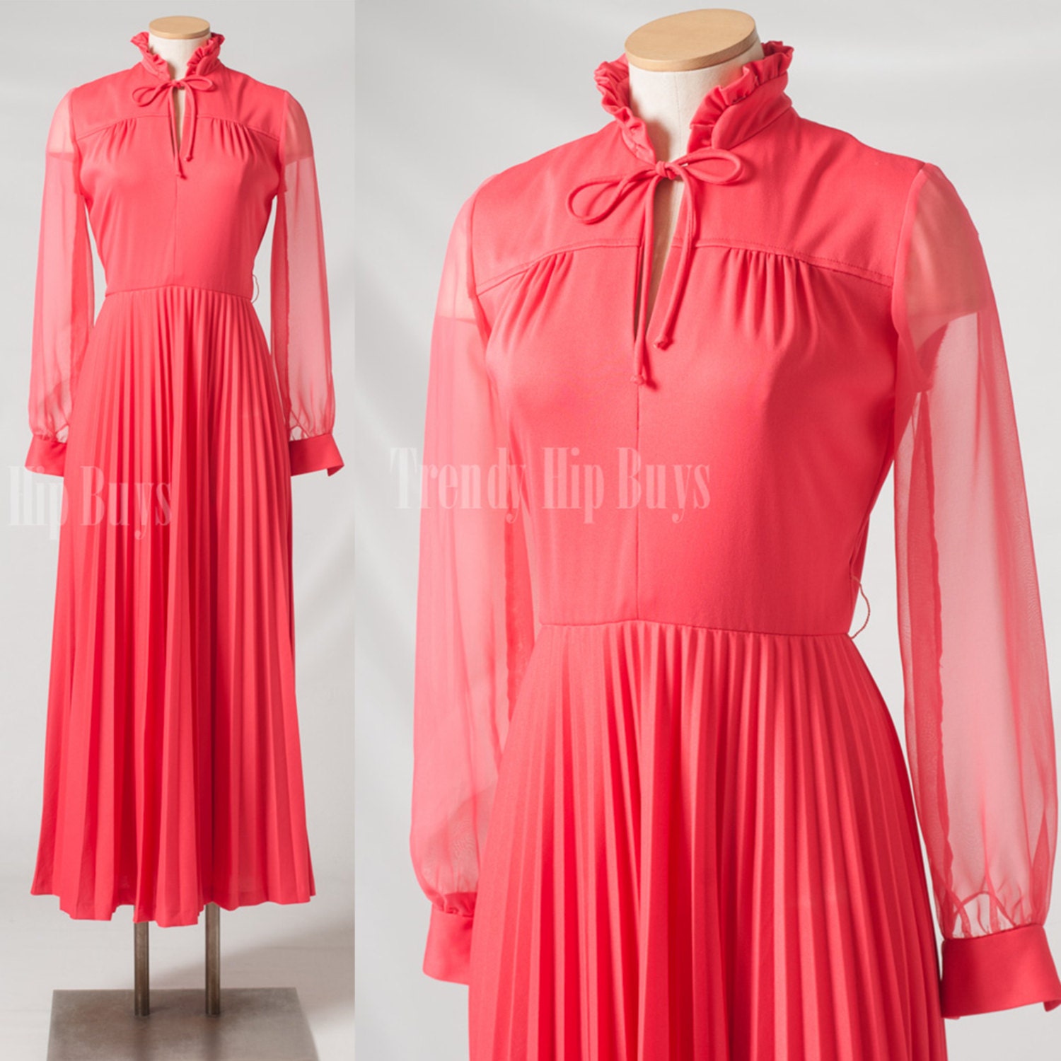 bright pink dress | trendyhipbuys