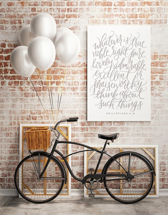 24x36 canvas print wrapped handlettered canvas 24x36 inch