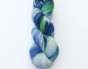 Hand Dyed Sock Yarn, Knitting Yarn, Merino Wool Nylon 75/25 blend, 100g/462 yards pre-order