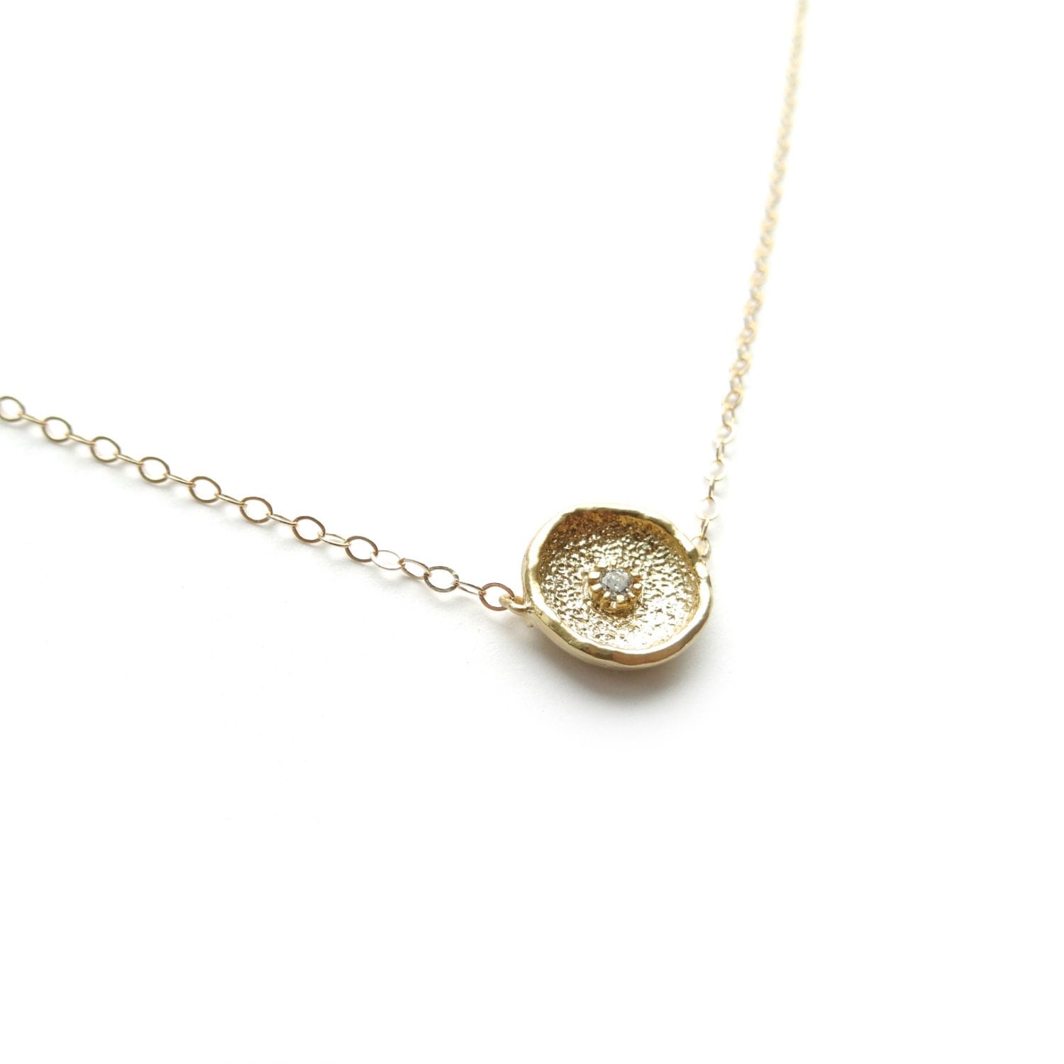 Delicate Gold Necklace 14k Gold Filled Necklace Gold Layer