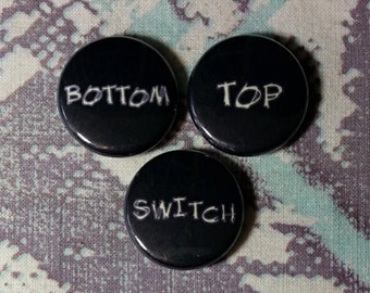 Goth buttons | Etsy