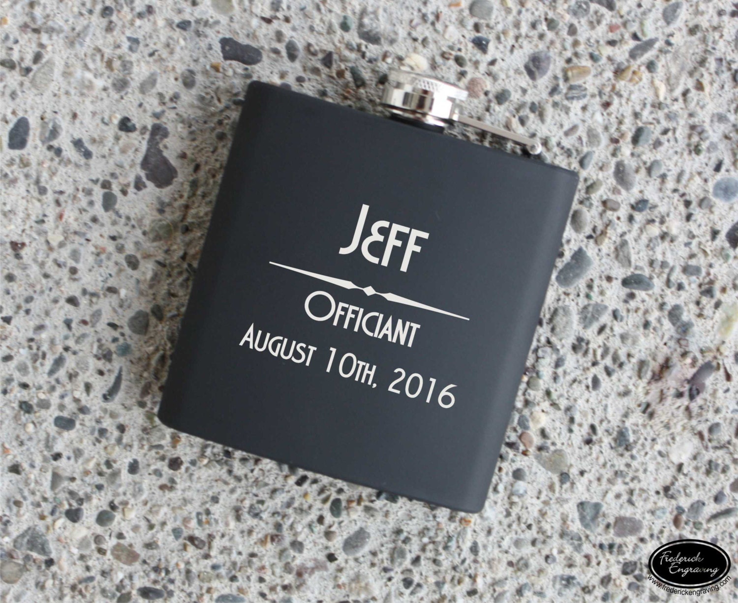 Custom Personalized Engraved Flask Custom Stainless Steel