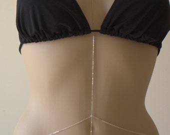 Amazon Body Chain - Silver Body Chain Jewelry- Body Chain, Body Jewelry, Boho, Beach, Hippie, Gypsy, Bohemian