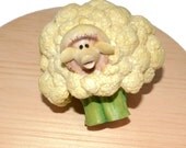 Cauliflower Sheep Figurine Resin Unique Gifts Kitchen Decor