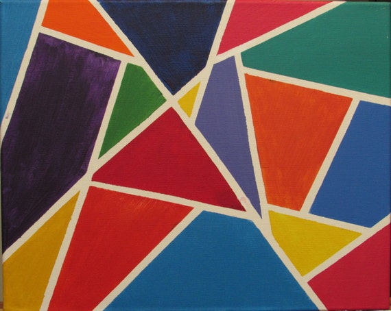 Multi-color Geometric Painting