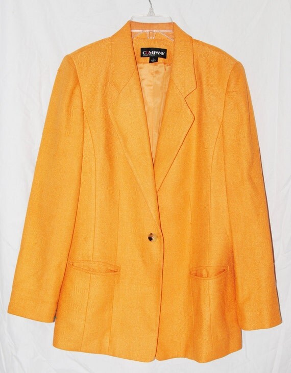 Retro Mustard Yellow Blazer