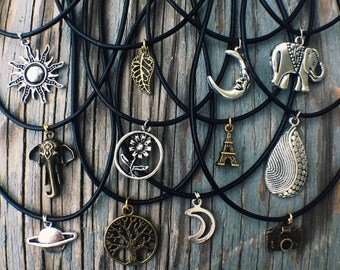 Charm Choker Necklaces - Bohemian Tumblr Grunge Hippie Jewelry