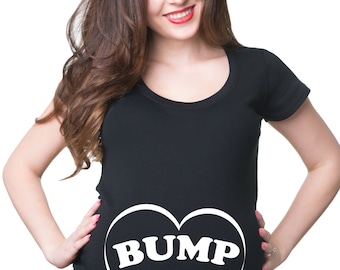 Bump Maternity T-Shirt Pregnancy Shirt Cute Pregnancy Tee