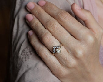 Wedding ring versus engagement ring