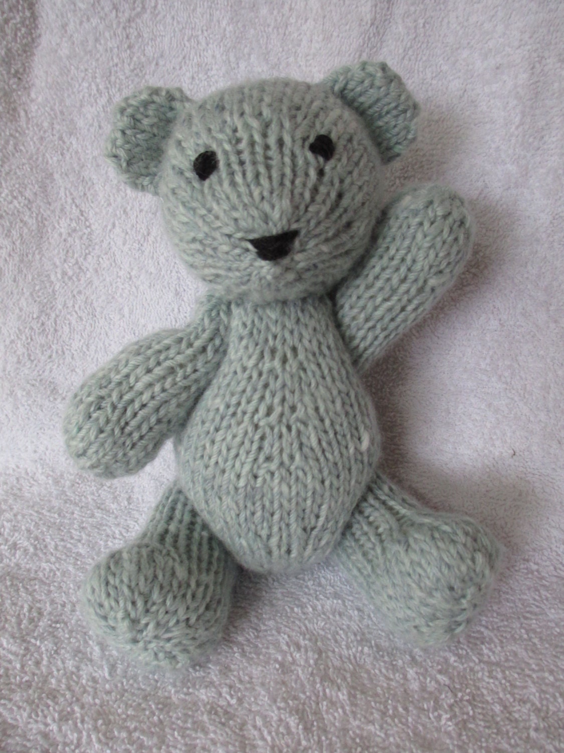 knitted bear pattern