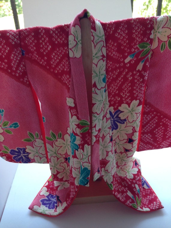Mini Kimono Decoration Display Made from Vintage Kimono