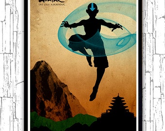 Avatar The Last Airbender Minimalist Poster