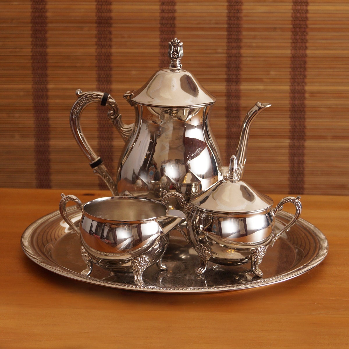 Coffee or Tea Serving Set vintage coffee or tea pot by UKAmobile