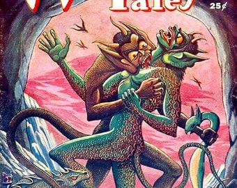 Weird Tales, US pulp magazine cover July 1949 HC-06MR