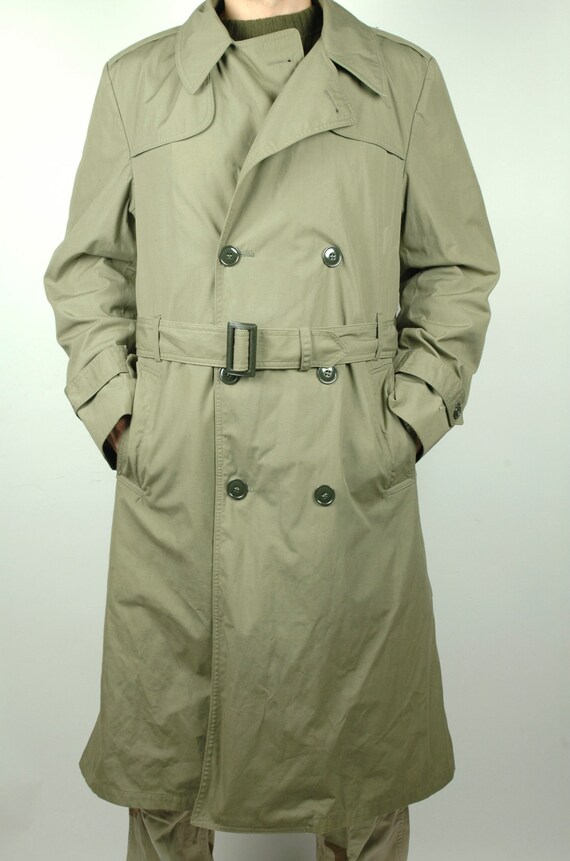 Beige Trench Coat Vintage 1970s Rain Mens Duster Harper Double Ted Heritage Trench Coat With Detachable Hood