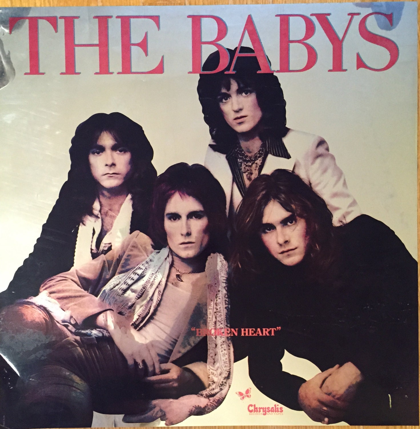 The Babys Mirror Poster Broken Heart Lp Promo 1974