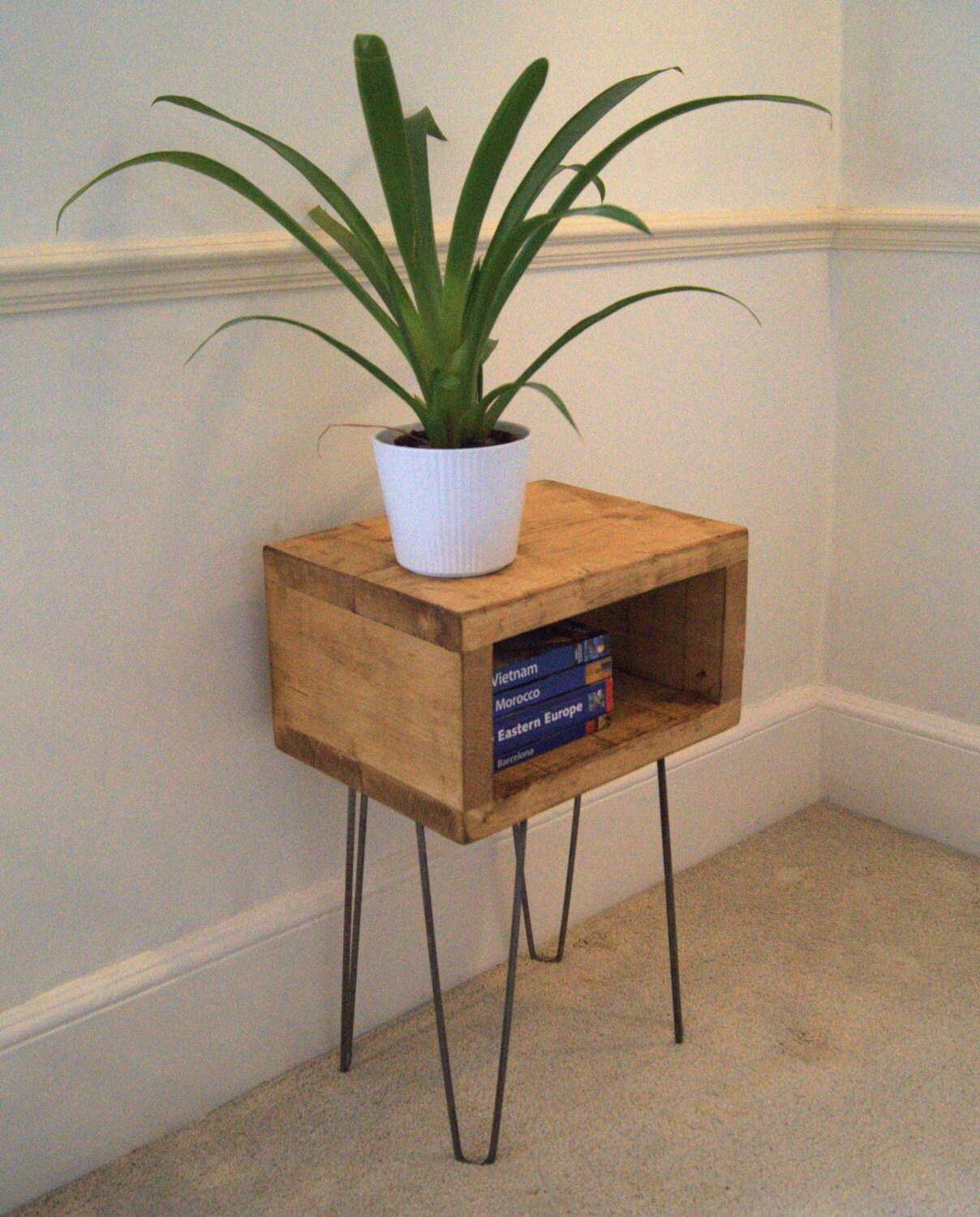 Industrial Bedside Table Beautifully Handmade