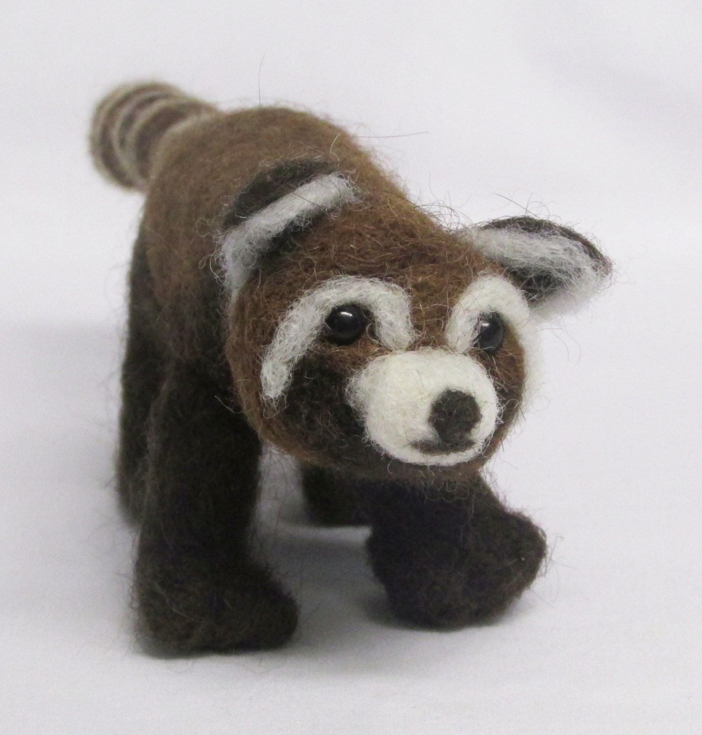 Needle Felted Red Panda Ooak