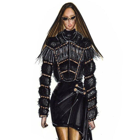 fashion illustration versace versace couture fashion illustration limited edition signed fashion illustration versace versace couture fashion illustration limited edition signed