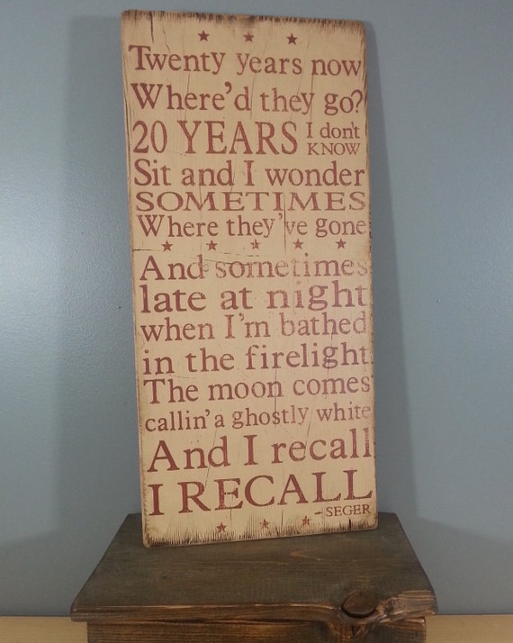 Bob Seger Like a Rock lyrics Twenty years by BugsHouseCreations